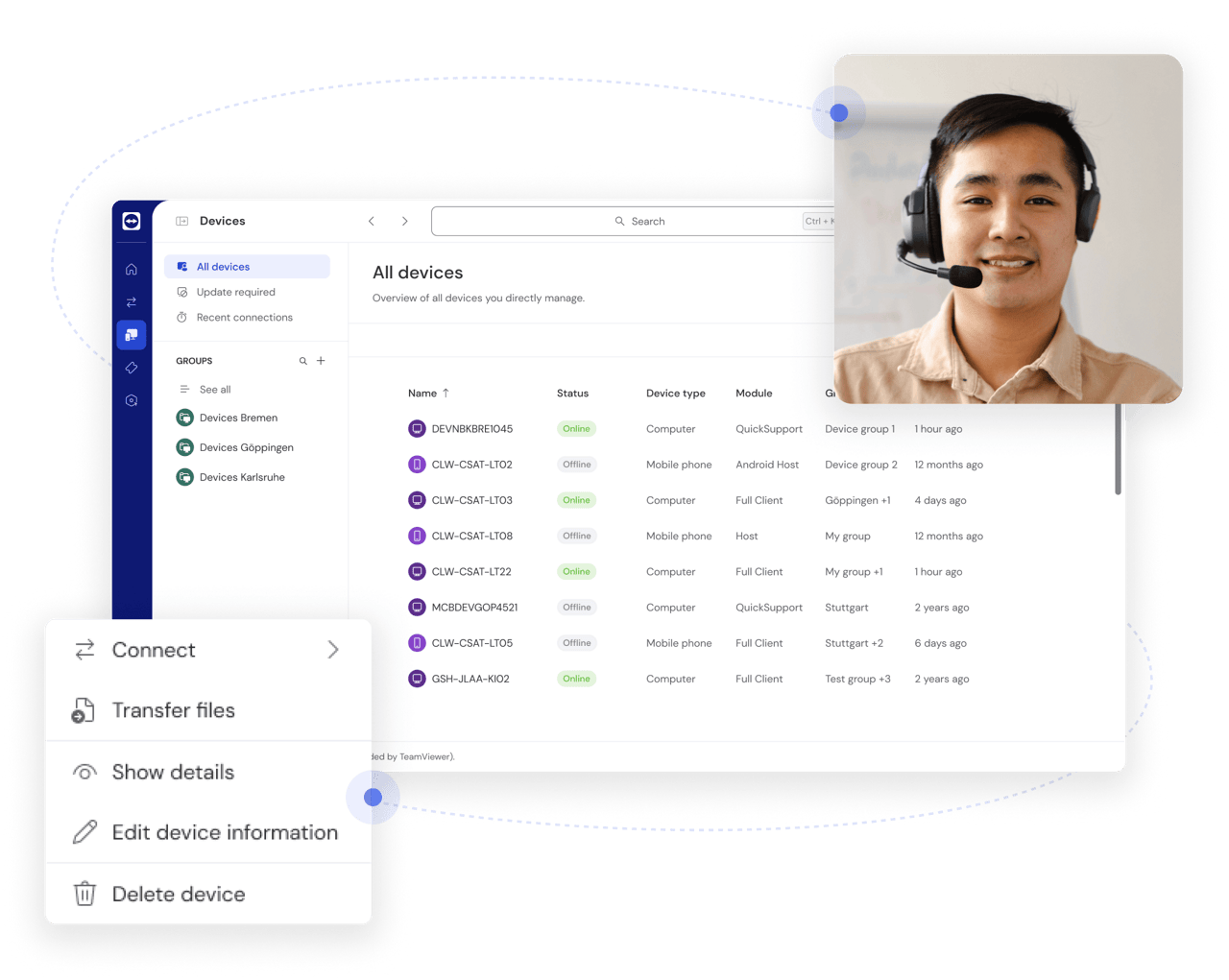 TeamViewer Remote 소개 화면